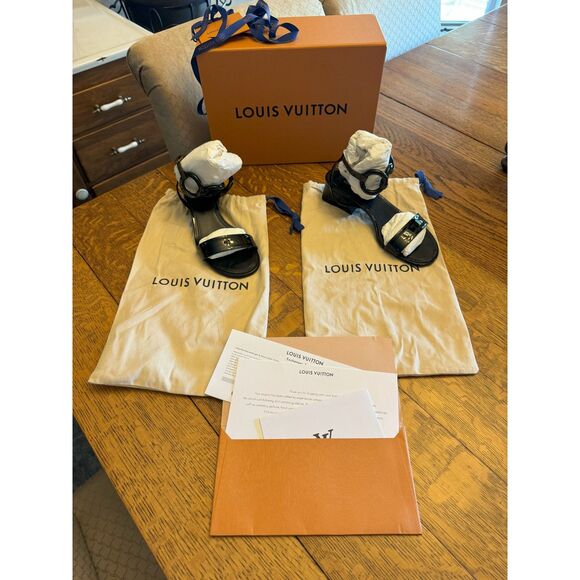 Louis Vuitton Vedette Sandals - Picture 6 of 7